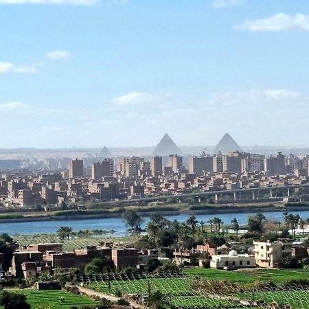 Amazing Nile View And Pyramids Apartment Cairo Exterior foto