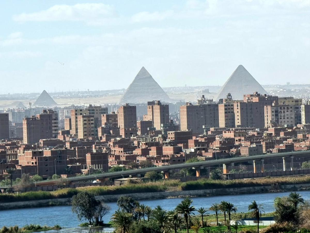 Amazing Nile View And Pyramids Apartment Cairo Exterior foto