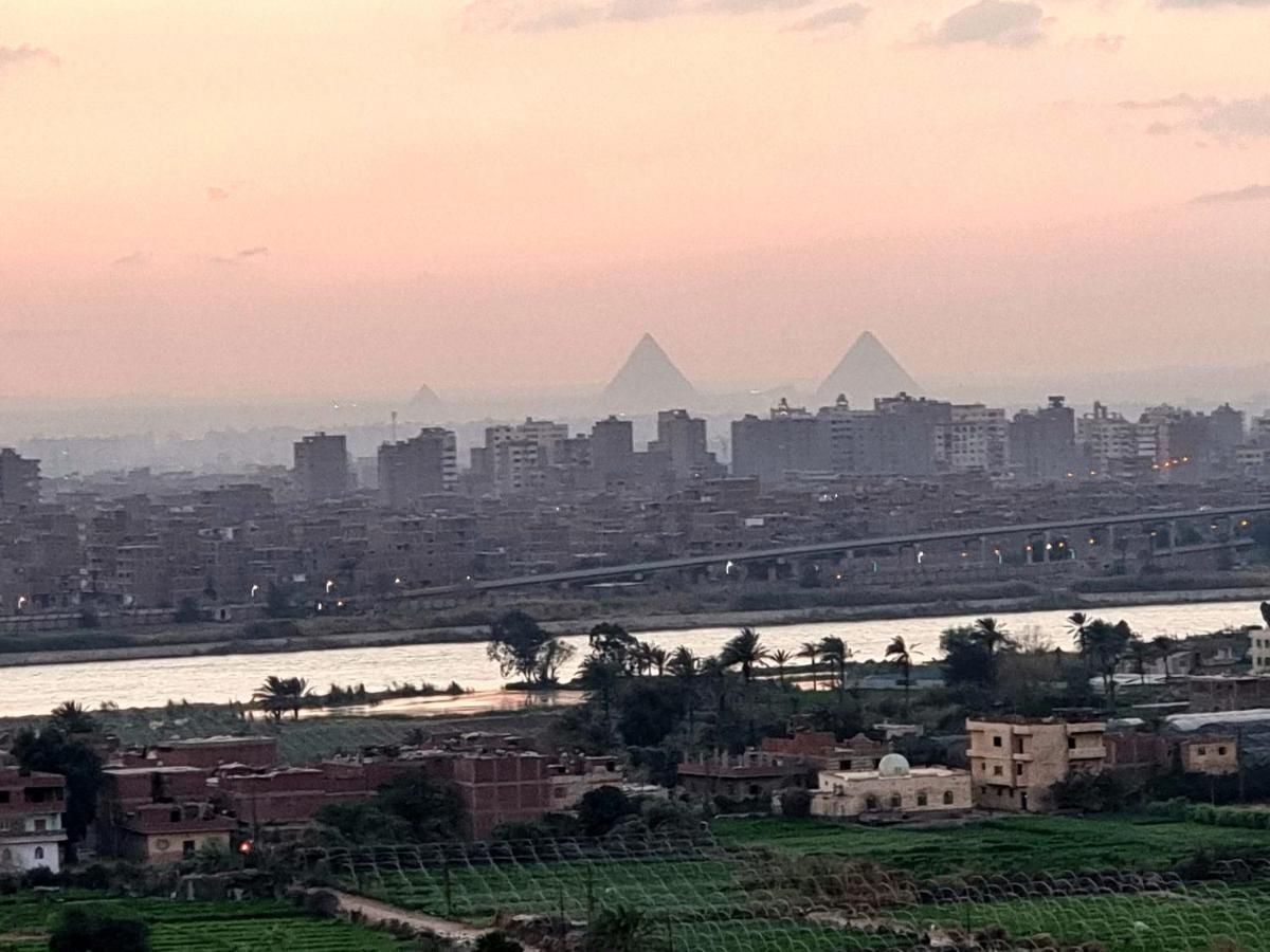 Amazing Nile View And Pyramids Apartment Cairo Exterior foto