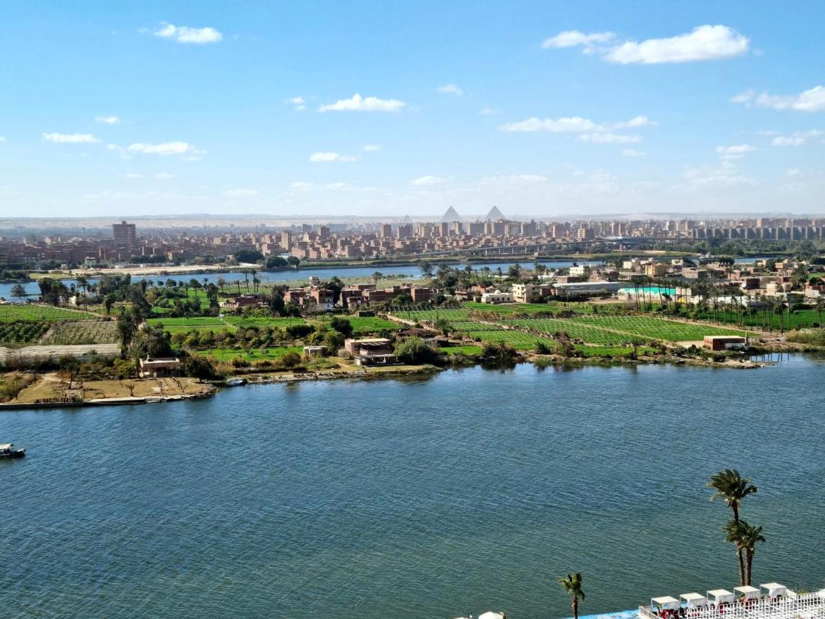Amazing Nile View And Pyramids Apartment Cairo Exterior foto